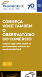 Mobile Screenshot of fecomercio-ce.com.br
